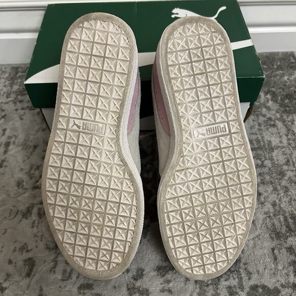 Puma Suede Classic XXI Jr pink lady-puma white rose lady-puma blanc - Picture 12 of 13